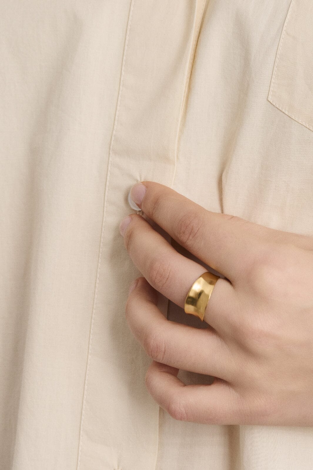 Pernille Corydon Jewellery - Saga Ring - Golden Plated