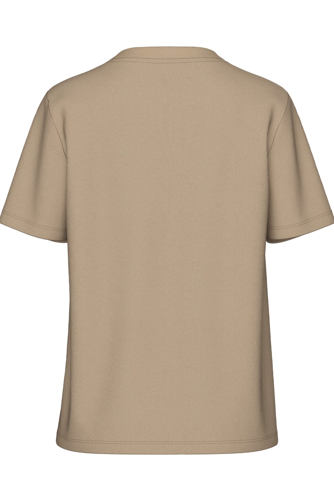 Pieces - Pcria Ss Solid Tee - 4280158 Silver Mink Mode