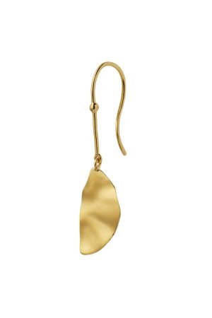 Stine A - Hook With Goldenenen Refection Moon Earring Left - Single - 1341-02-L