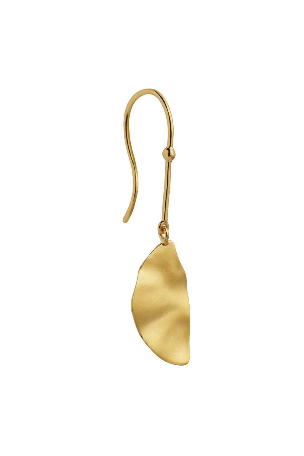 Stine A - Hook With Goldenenen Refection Moon Earring Right - Single - 1341-02-R