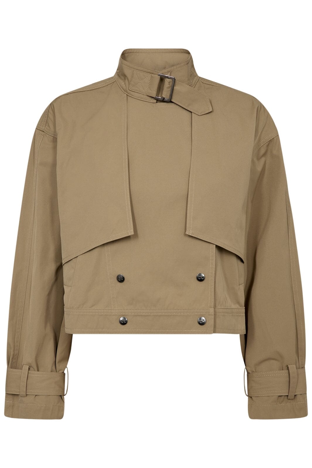 Co´couture - Franciscc Crop Trench Jacket 30271 - 16 Khaki
