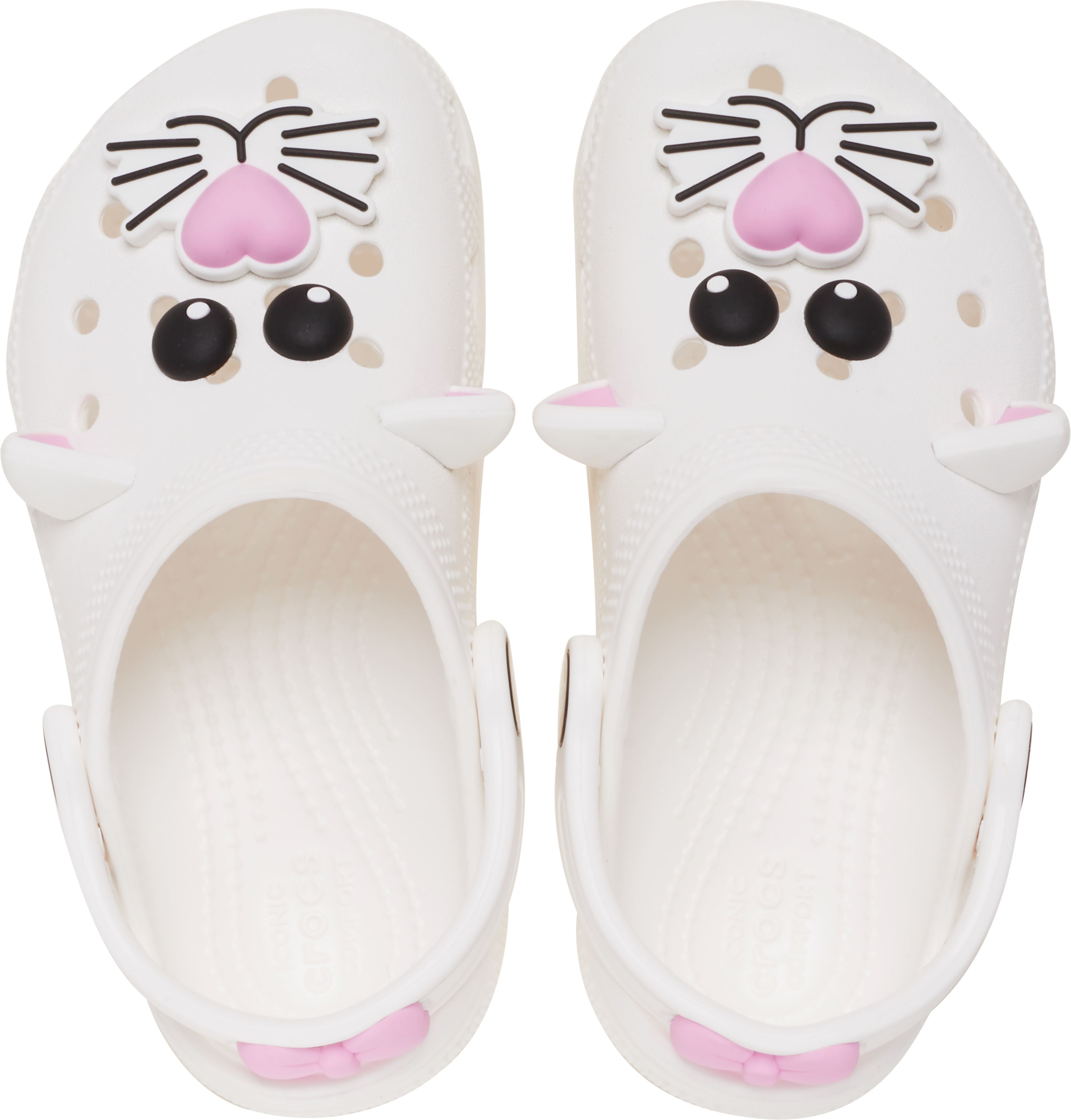 Crocs - Classic Iam Cat Clog T Wpt - White/Pink Tweed