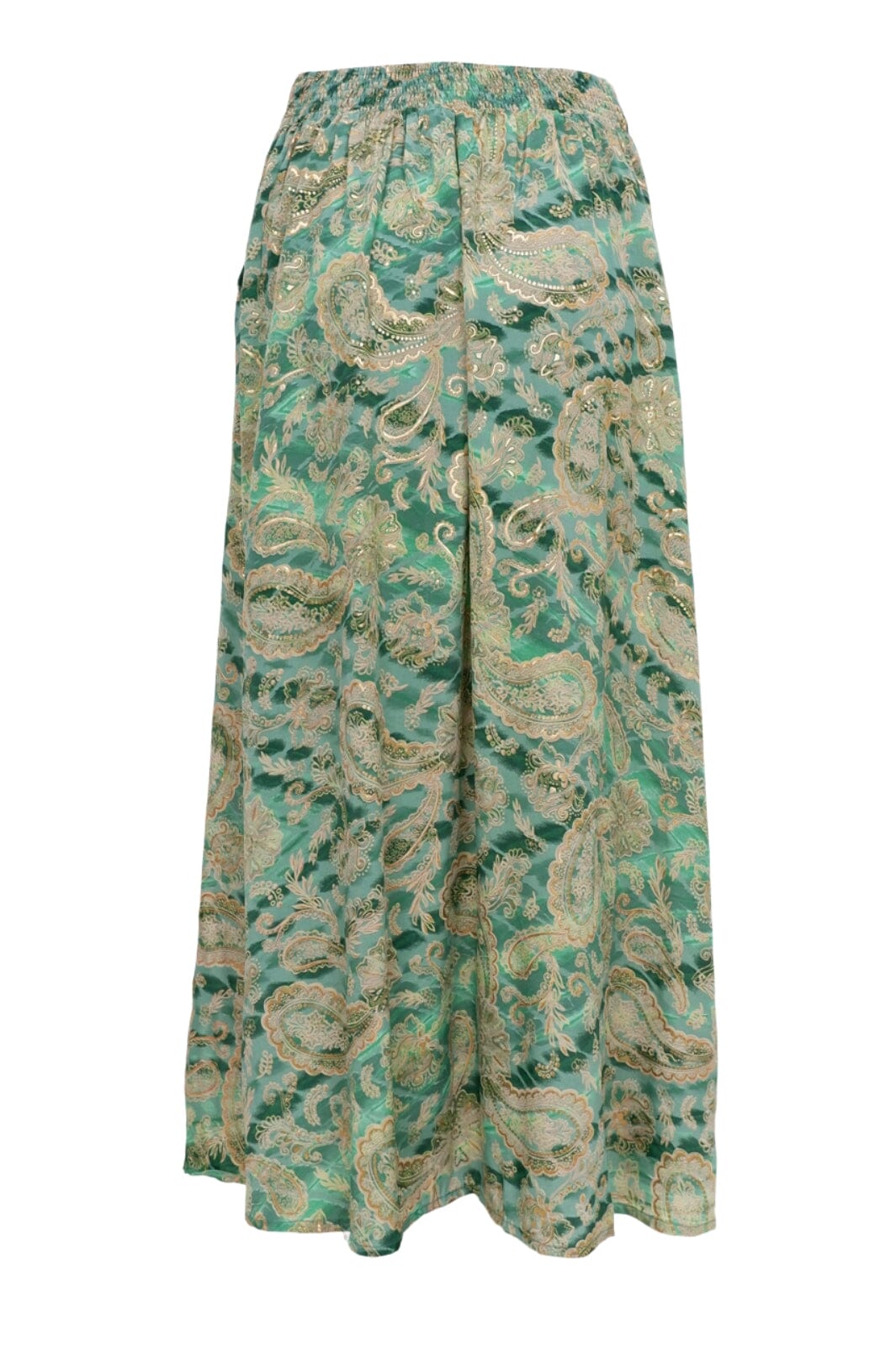 Forudbestilling - Black Colour - Bcluna Regular Skirt 39132 - Floral Green Udsalg