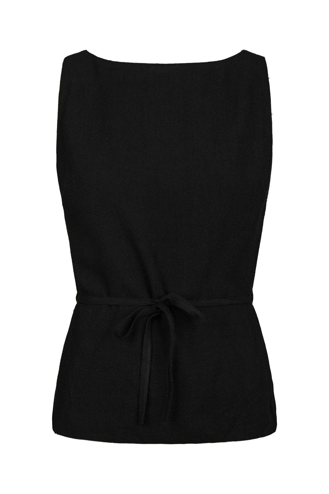 Forudbestilling - Neo Noir - Nassa Linen Top 165623 - 100 - Black