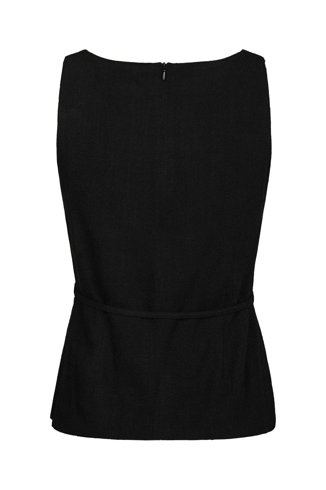 Forudbestilling - Neo Noir - Nassa Linen Top 165623 - 100 - Black