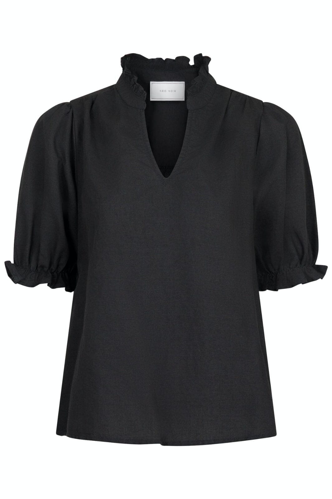 Forudbestilling - Neo Noir - Odesa Linen Blouse - Black