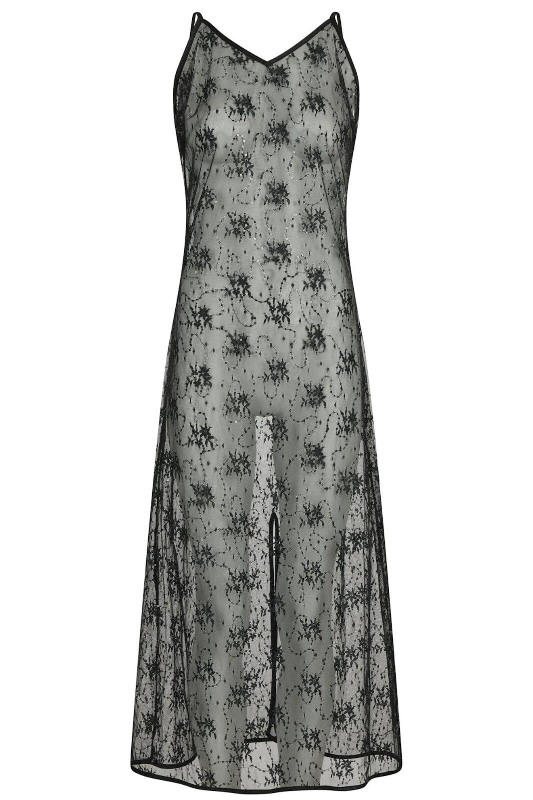 Neo Noir - Tarzana Lace Sequins Dress 162250 - 100 - Black Online nu