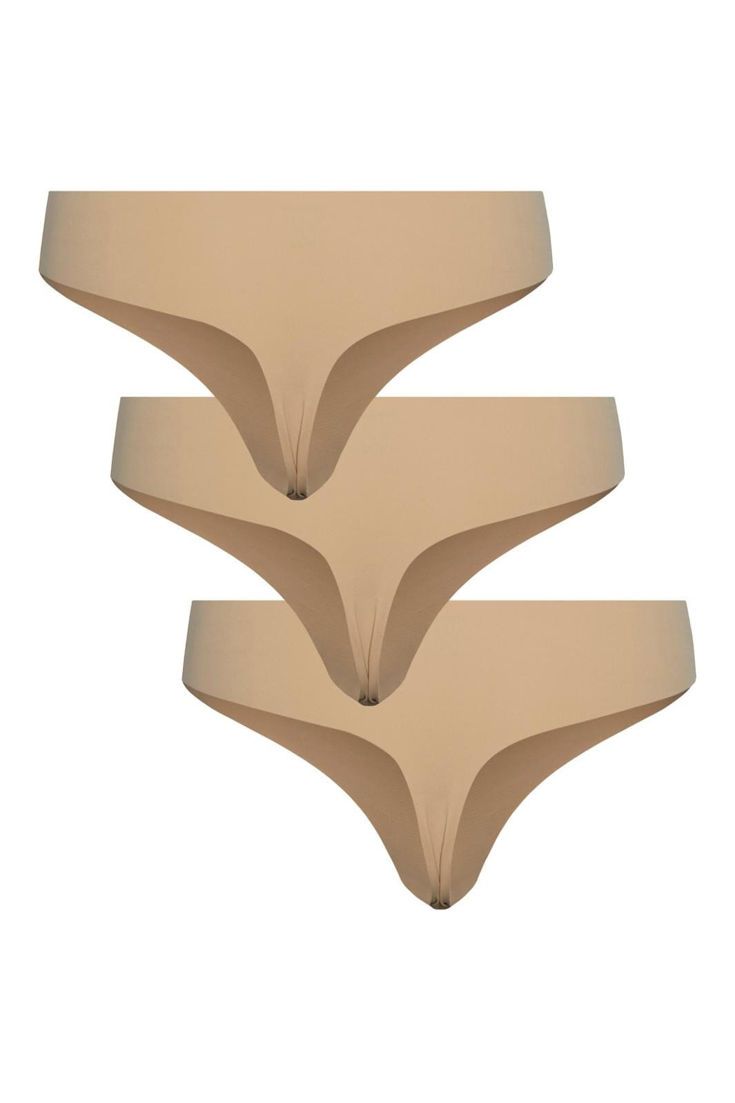 Pieces - Pcnamee Thong 3-Pack - 4297737 Nude 3