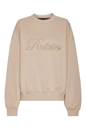 Rotate - Heavy Sweat Crewneck 1134252313 - 2313 Simply Taupe Beige