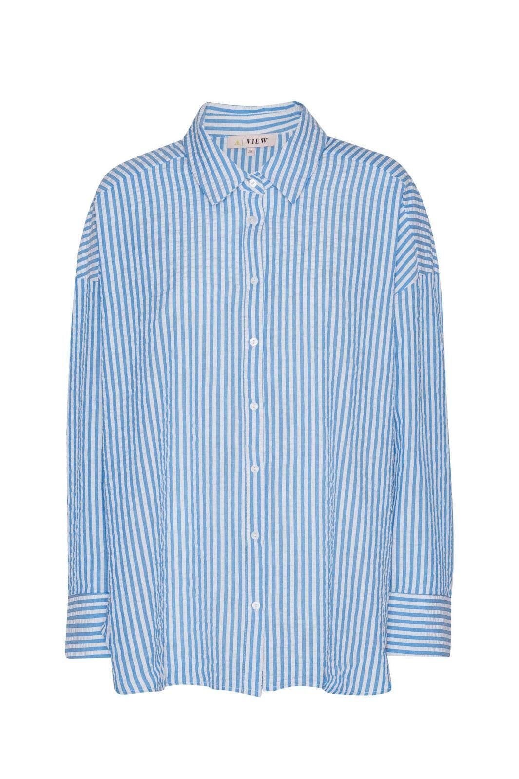 A-View - Sonja Shirt - 687 Navy/White