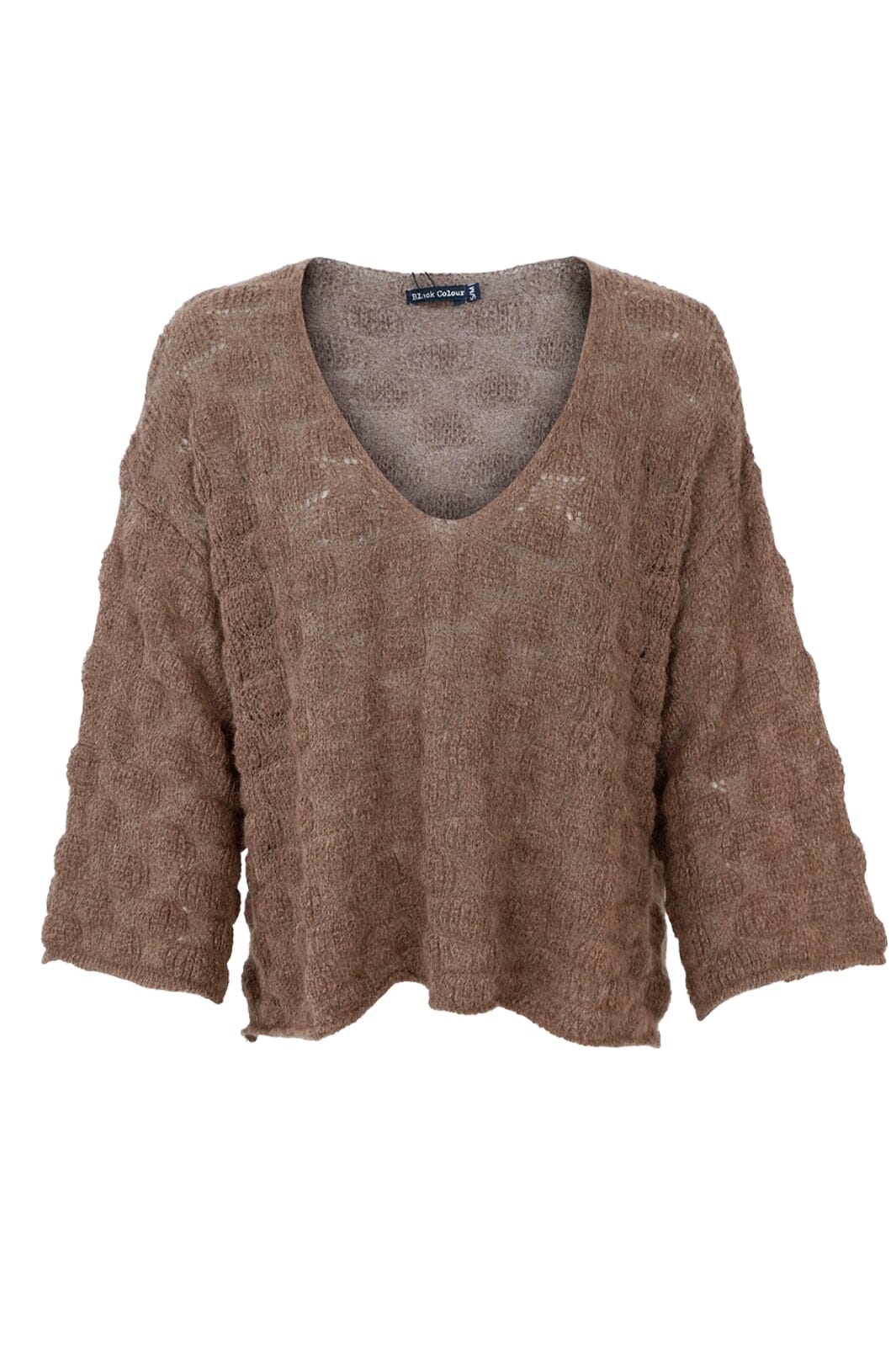 Black Colour - Bcharris V-Neck Jumper - Taupe