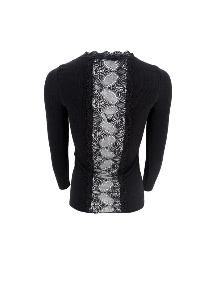 Black Colour - Bcivy Rib L/S Blouse - Black Online