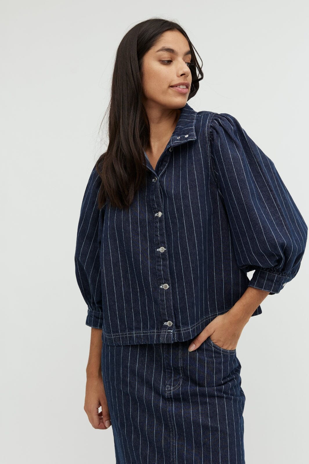 Global Funk - Nanaya-G - 608 Navy Pinstripe