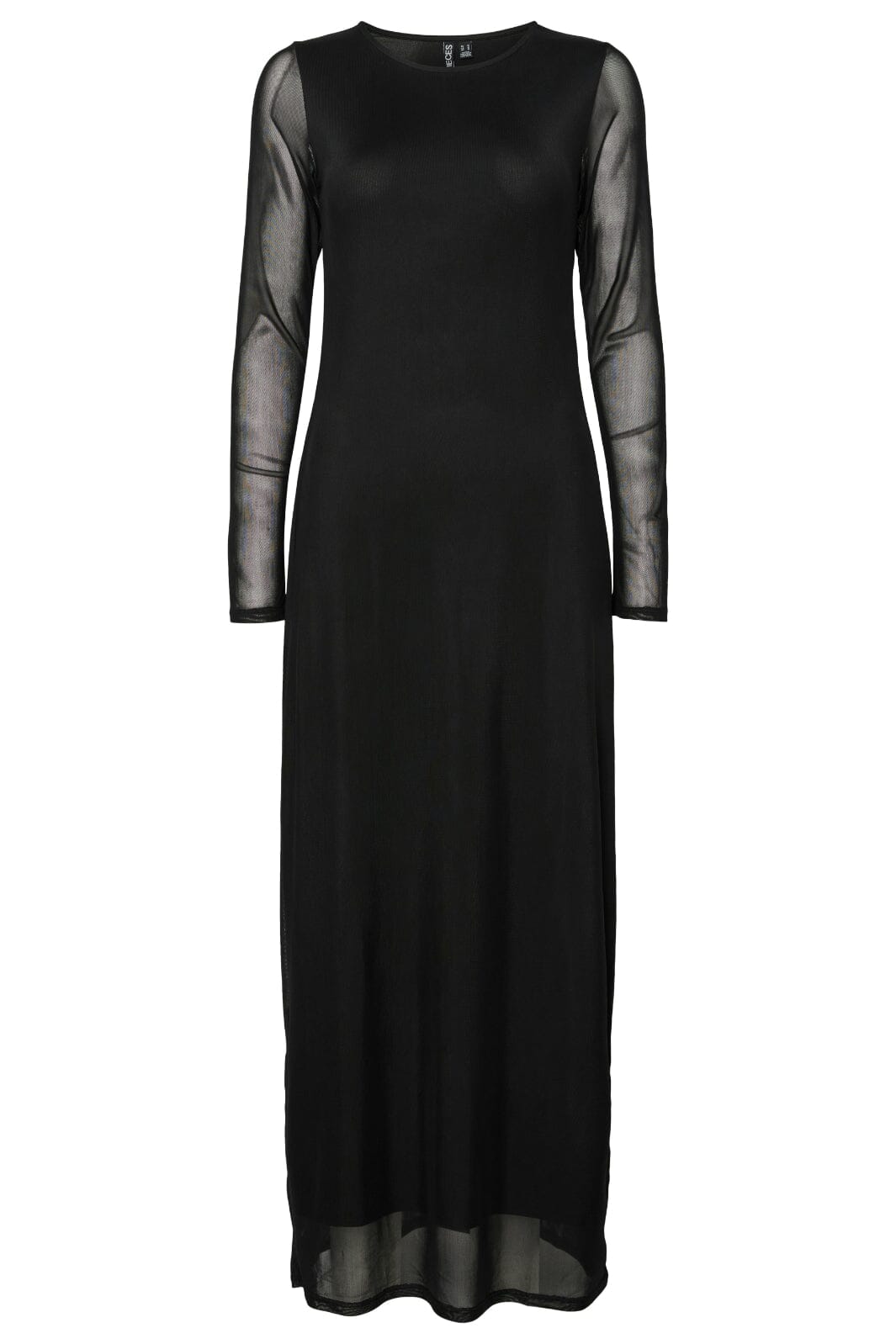 Pieces - Pcnolia Ls O-Neck Ankle Dress D2Ddmo - 4811110 Black