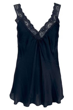 Black Colour - BcBea Lace Top - Black