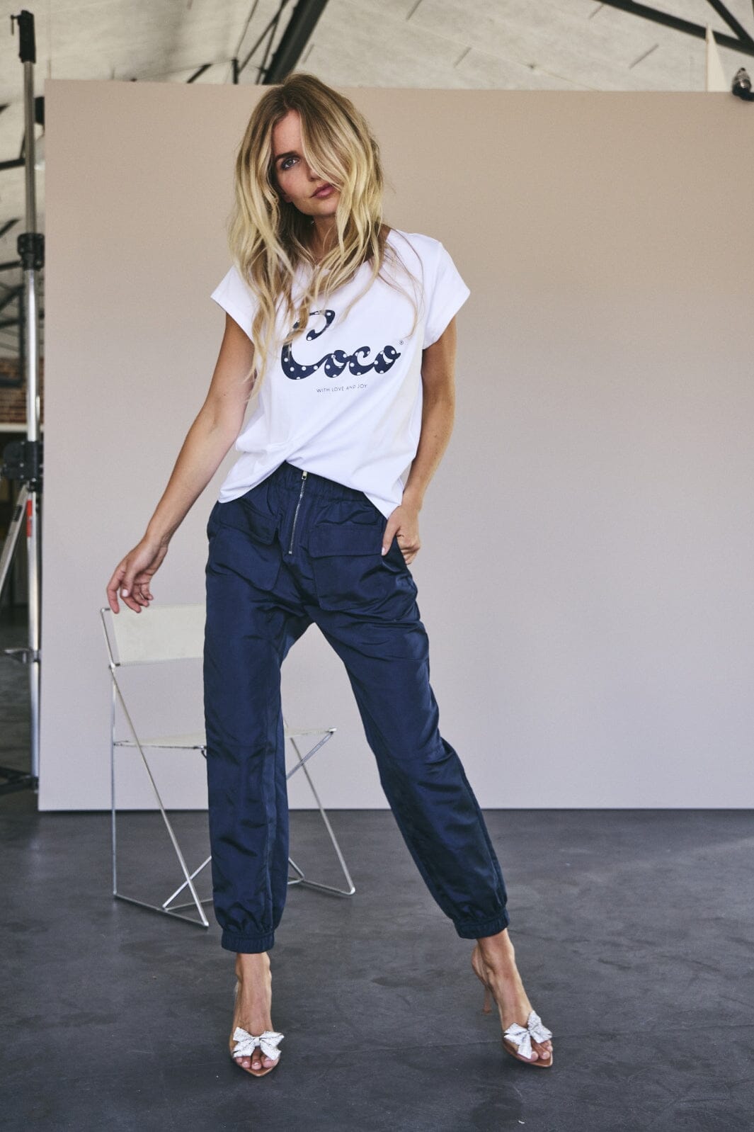 Co´couture - Tricecc Pocket Pant 31429 - 120 Navy Online nu