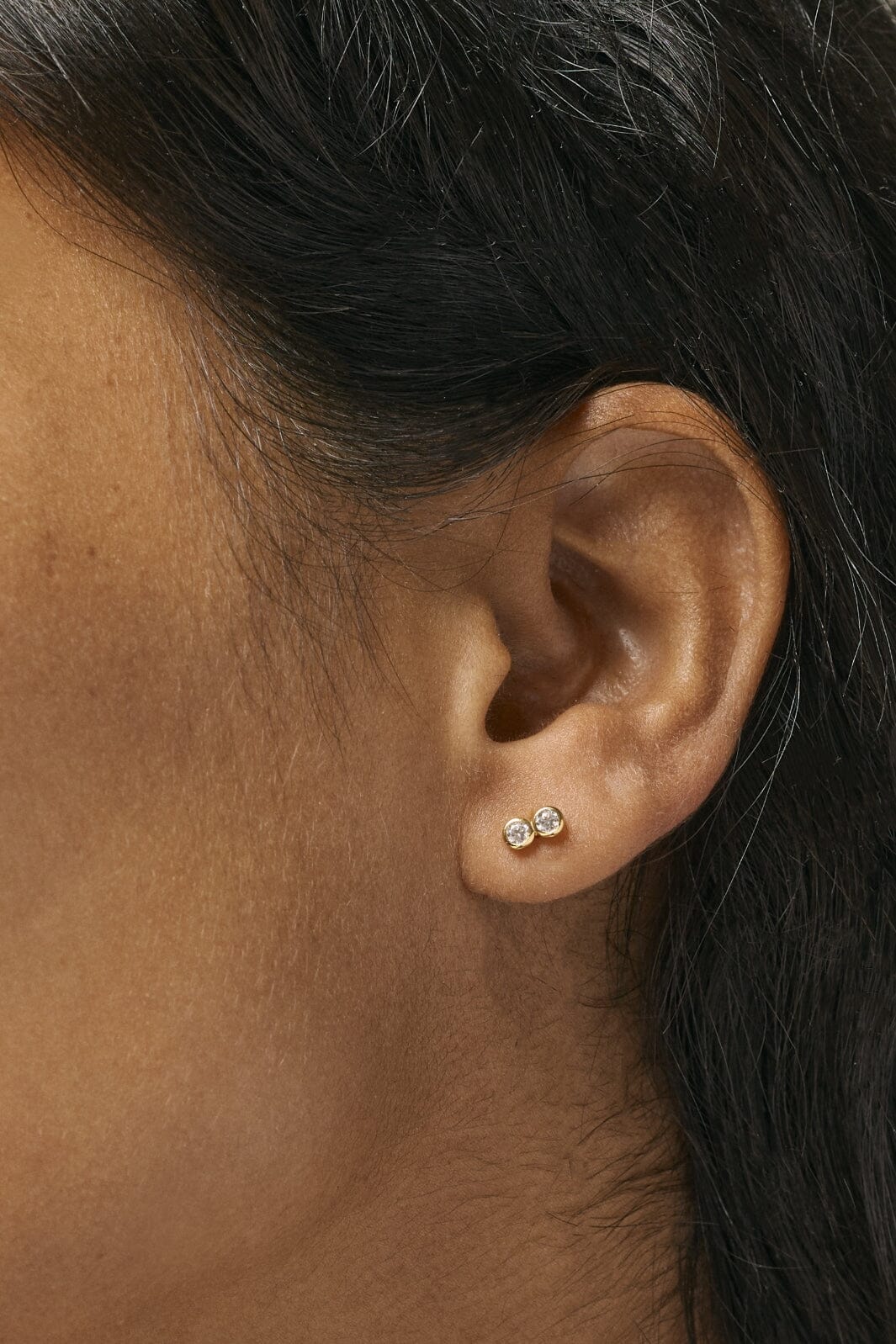 Enamel Copenhagen - Studs, Twin Cz - Clear Cz