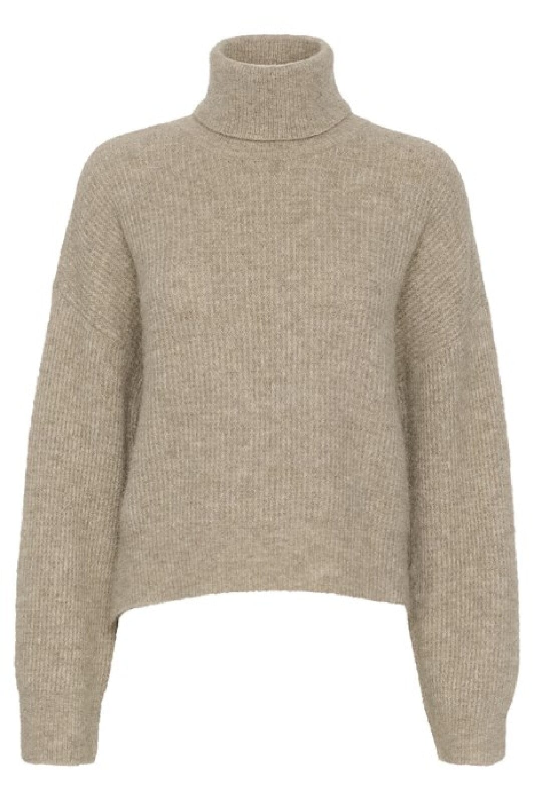 gestuz-alphagz-rollneck-1512141-warm-sand-melange_0.jpg Gestuz - Alphagz Rollneck - 1512141 Warm Sand Melange
