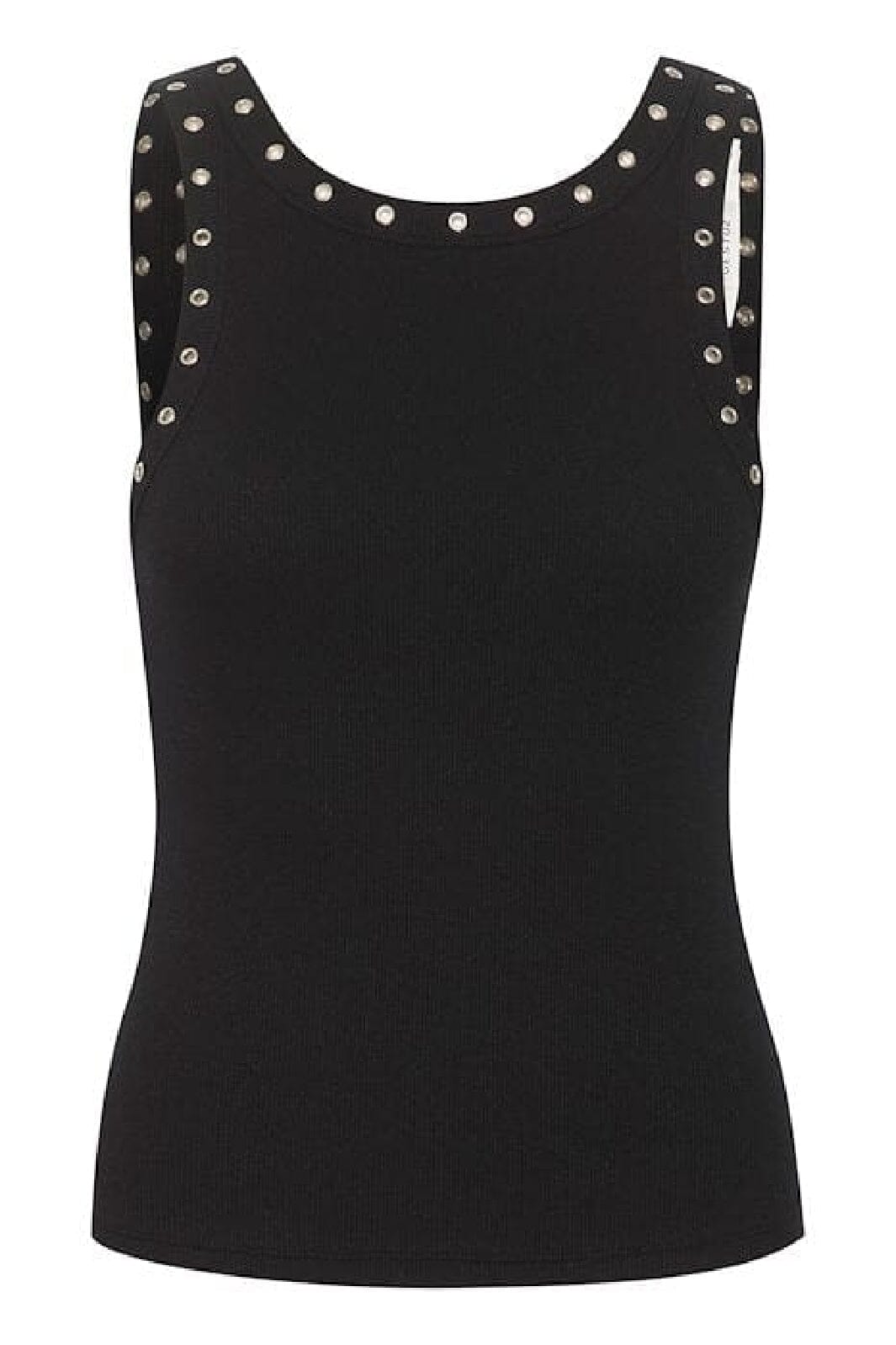 Gestuz - DrewGZ eyelet tank top - Black
