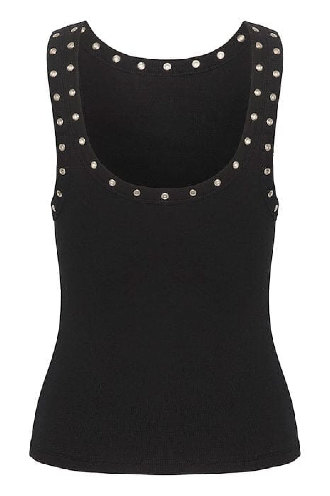 Gestuz - DrewGZ eyelet tank top - Black