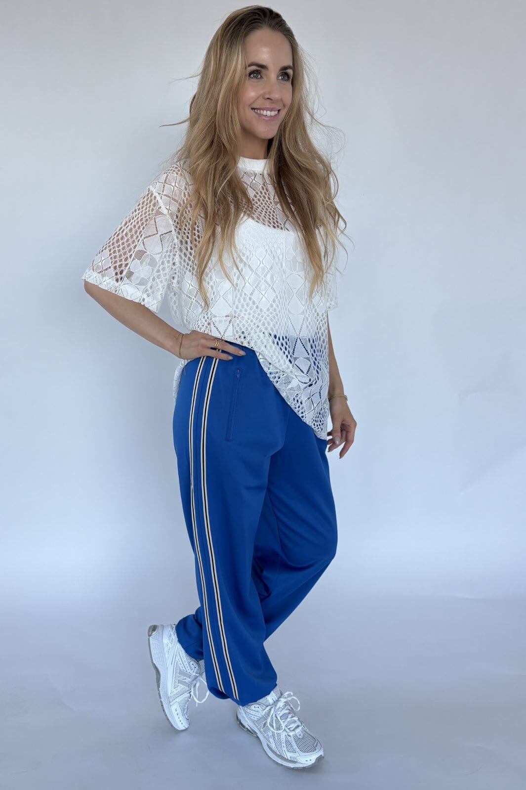 Gossia - Nillago Track Pants G2530 - Blue Levere