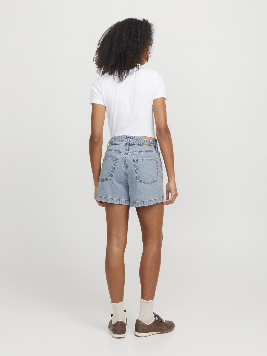 Jjxx - Jxcelen Paperbag Denim Shorts - 4653832 Light Blue Denim på udsalg
