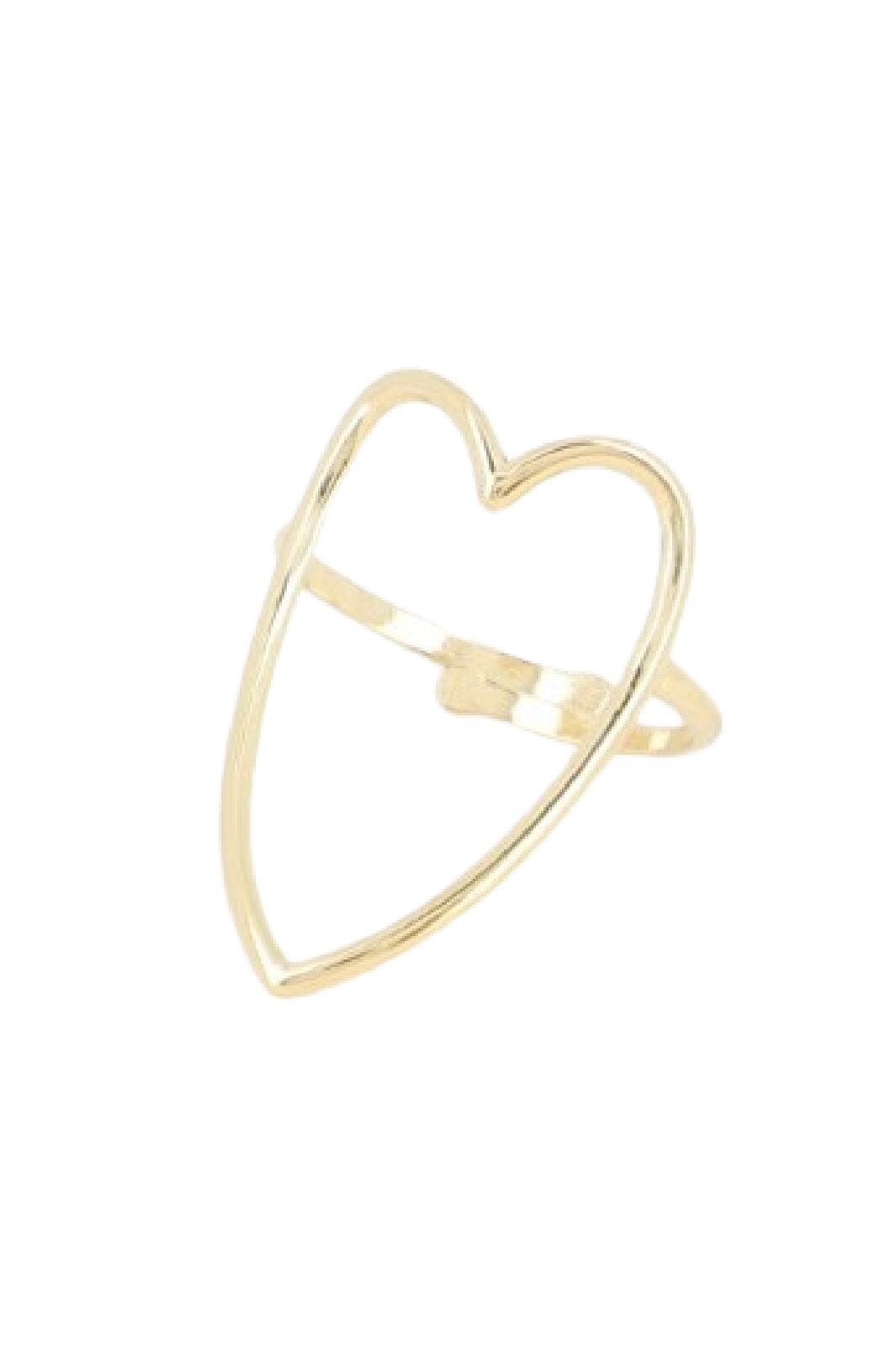 Mellow Moon - Large Openwork Heart BM1488R0320 - Forgyldt