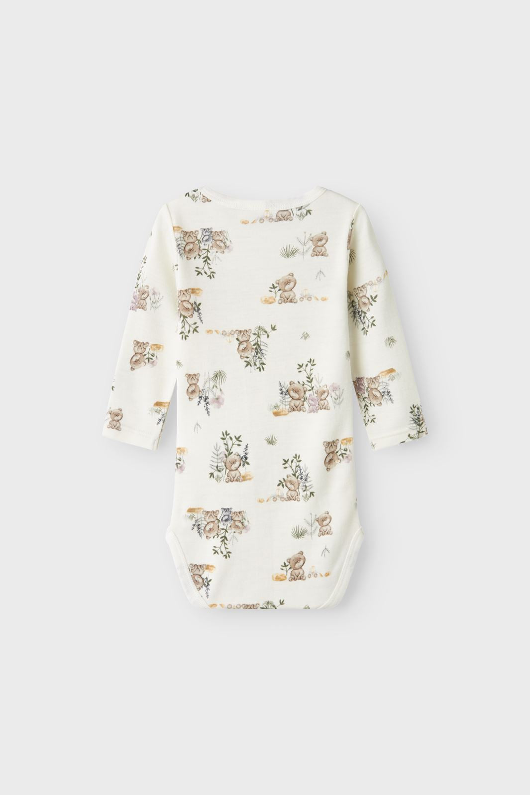 Name It - Nbnwillu Wool Ls Body - 4610484 Snow White Online salg