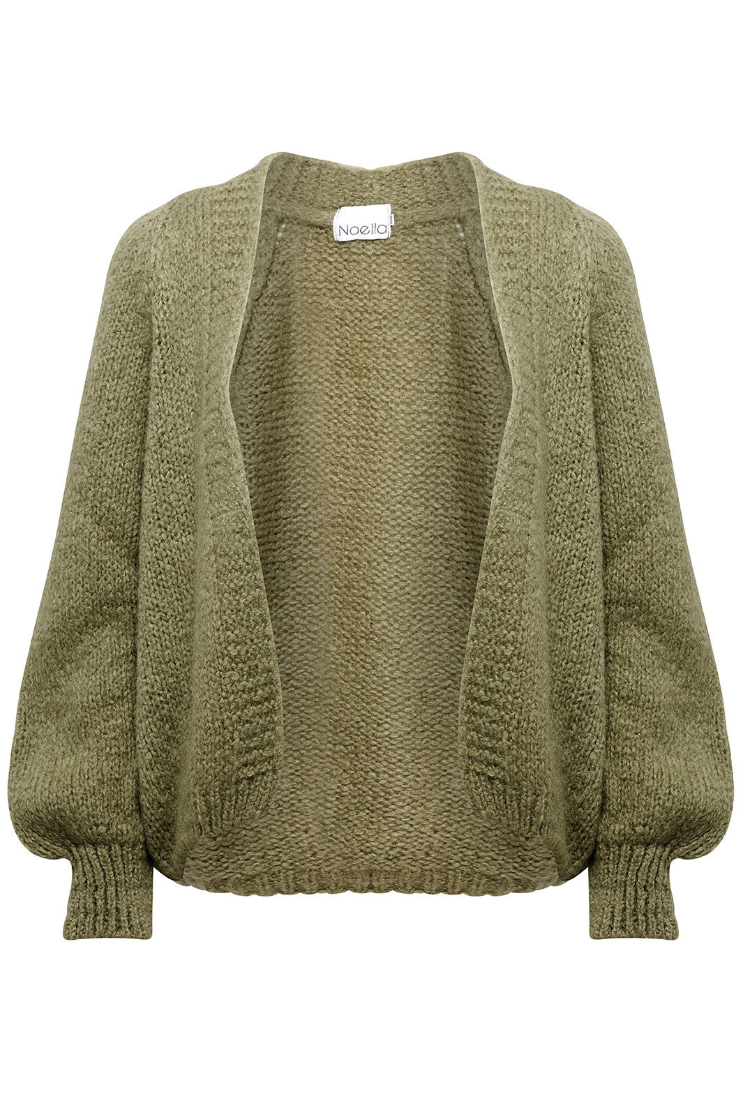 Noella - Fora Knit Cardigan - Army