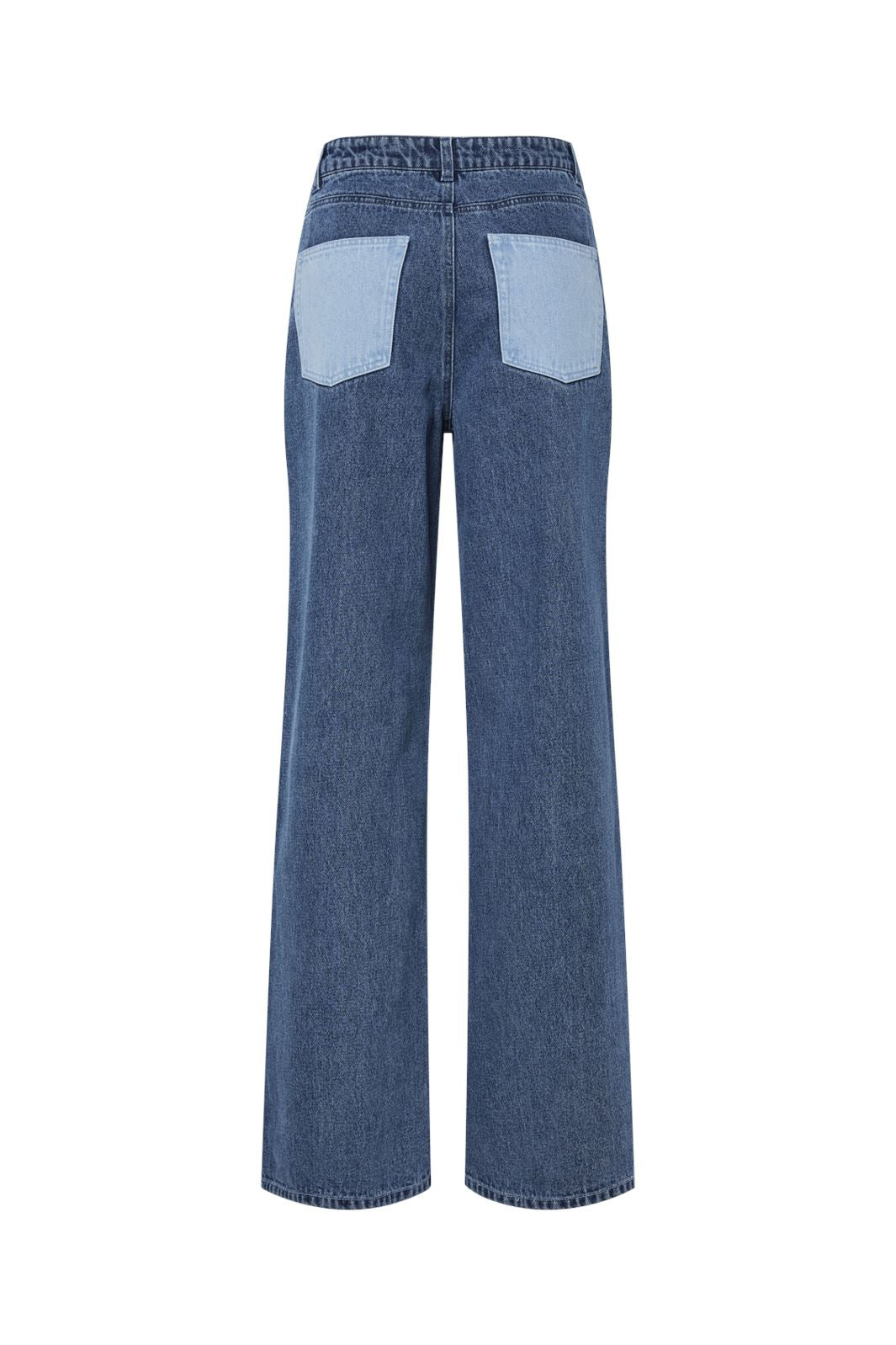 Pieces - Pcfamy Wide Denim Jeans Fsy - 4755184 Light Blue Denim Medium Blue Denim Online