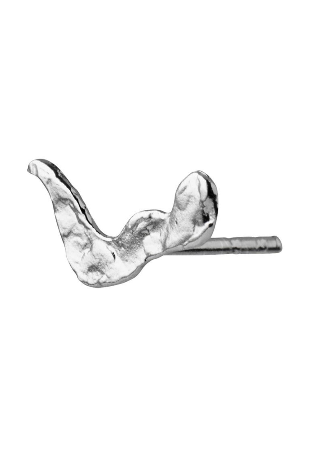 Stine A - PETIT Golden SPLASH EARRING LADYLIKE SILVER - 1304-00-S Rabat