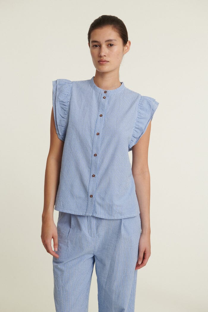 Basic Apparel - Rudie Blouseba424-04 - 757 Quiet Harbor Levere