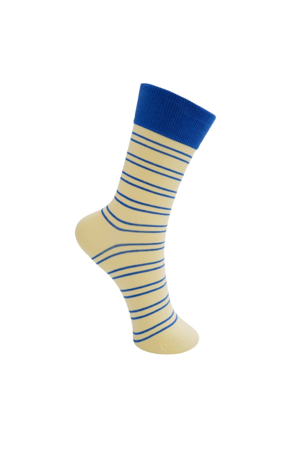 Black Colour - Bcenya Sock - Yellow Stripe