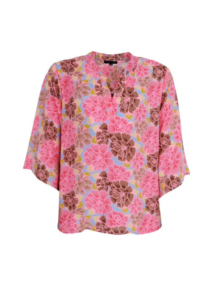 Black Colour - Bcluna Flared Sleeve Blouse - Blossom Candy