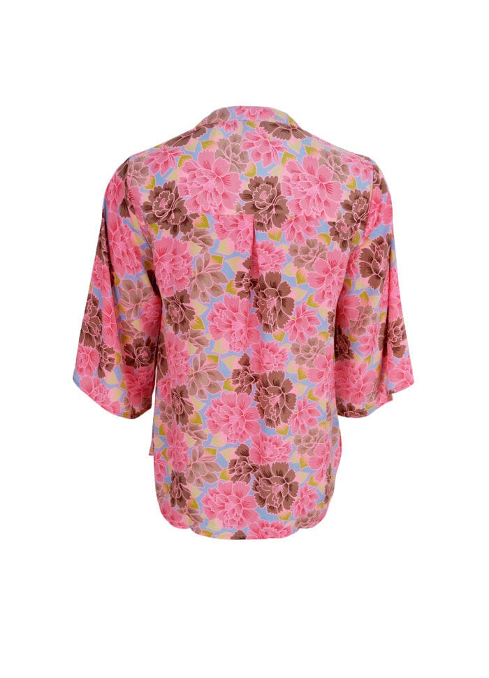 Black Colour - Bcluna Flared Sleeve Blouse - Blossom Candy