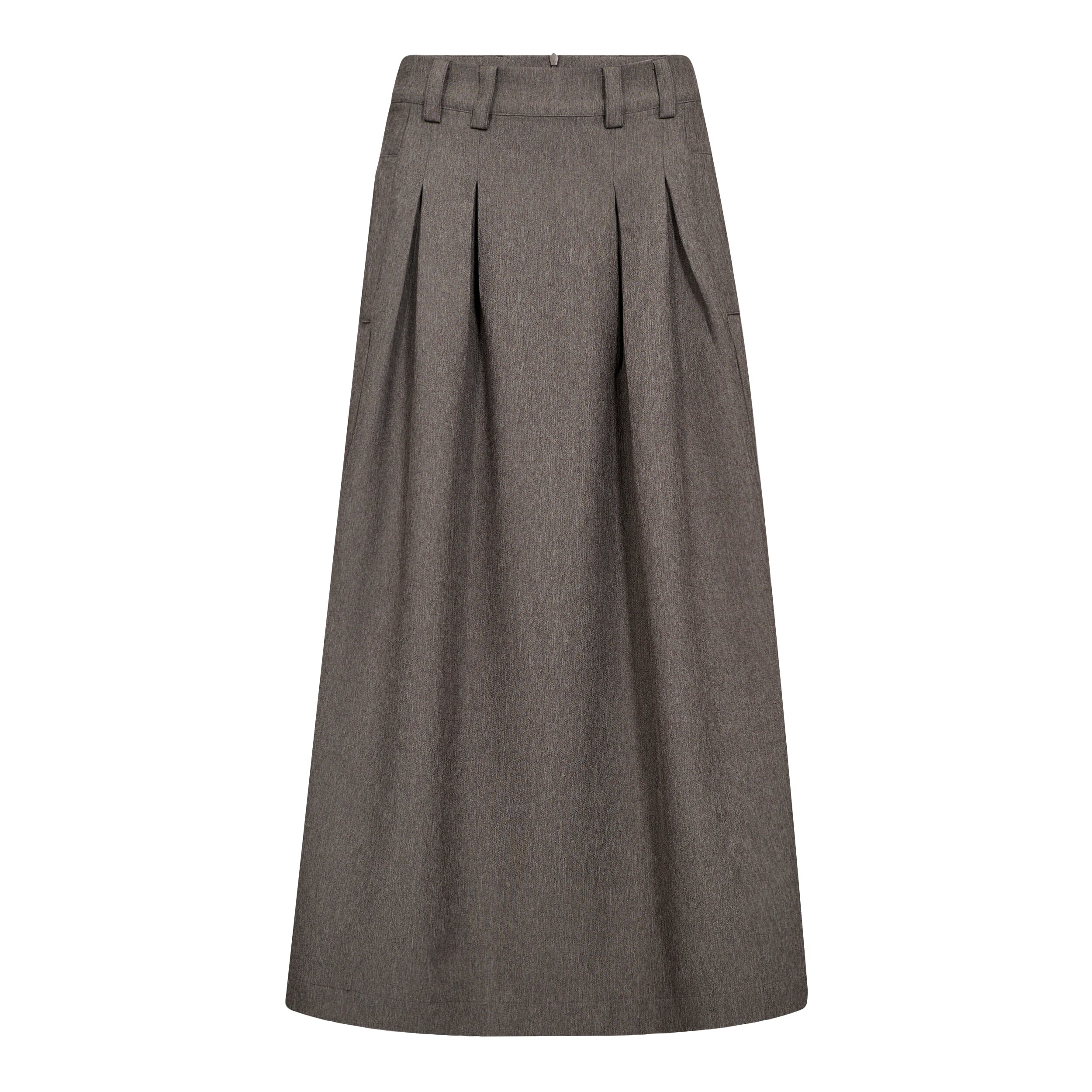 Co´Couture - Nanacc Pleat Skirt 34196 - 984 - Mink