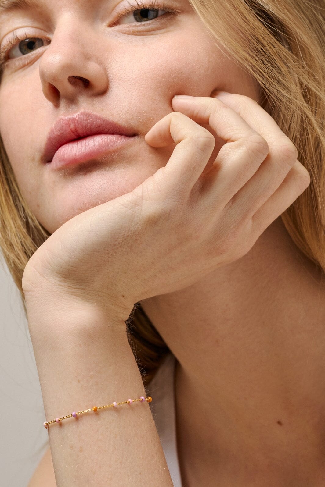Forudbestilling - Enamel Copenhagen - Bracelet, Lola B66G_2 - Blush