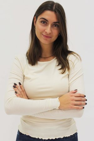 Liberte - Natalia LS Round Neck Blouse - Off White