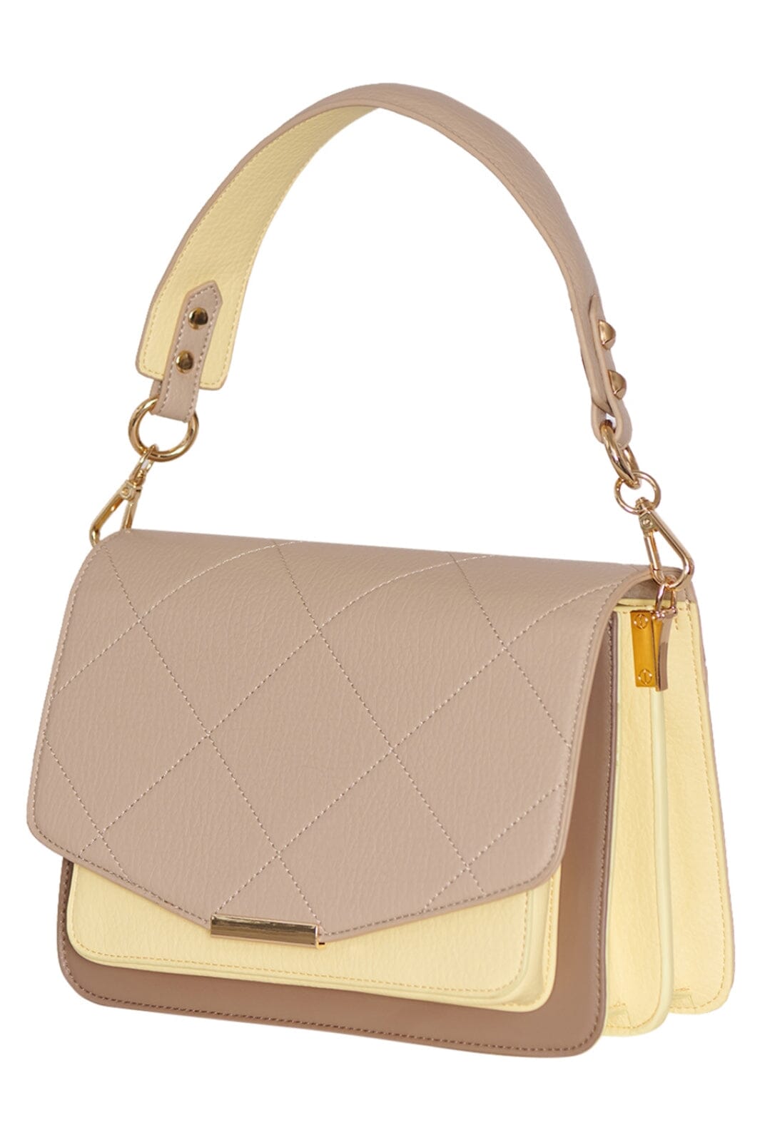 Noella - Blanca Multi Compartment Bag - 1002 Pastel Yellow/Taupe