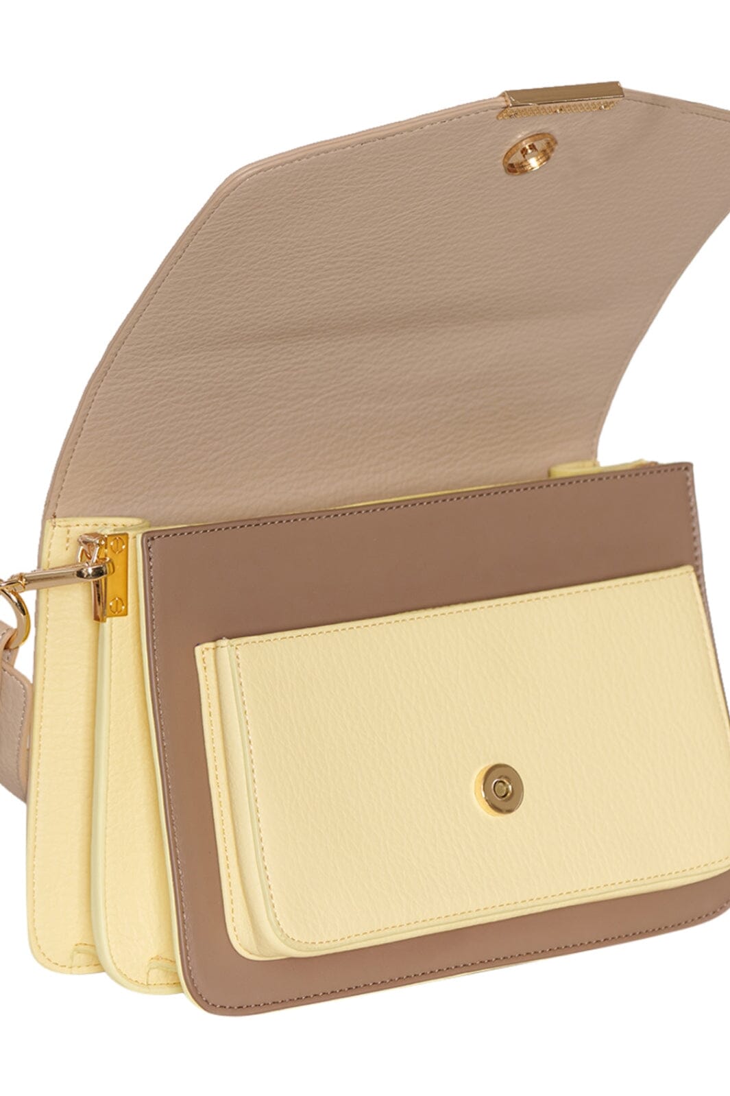 Noella - Blanca Multi Compartment Bag - 1002 Pastel Yellow/Taupe