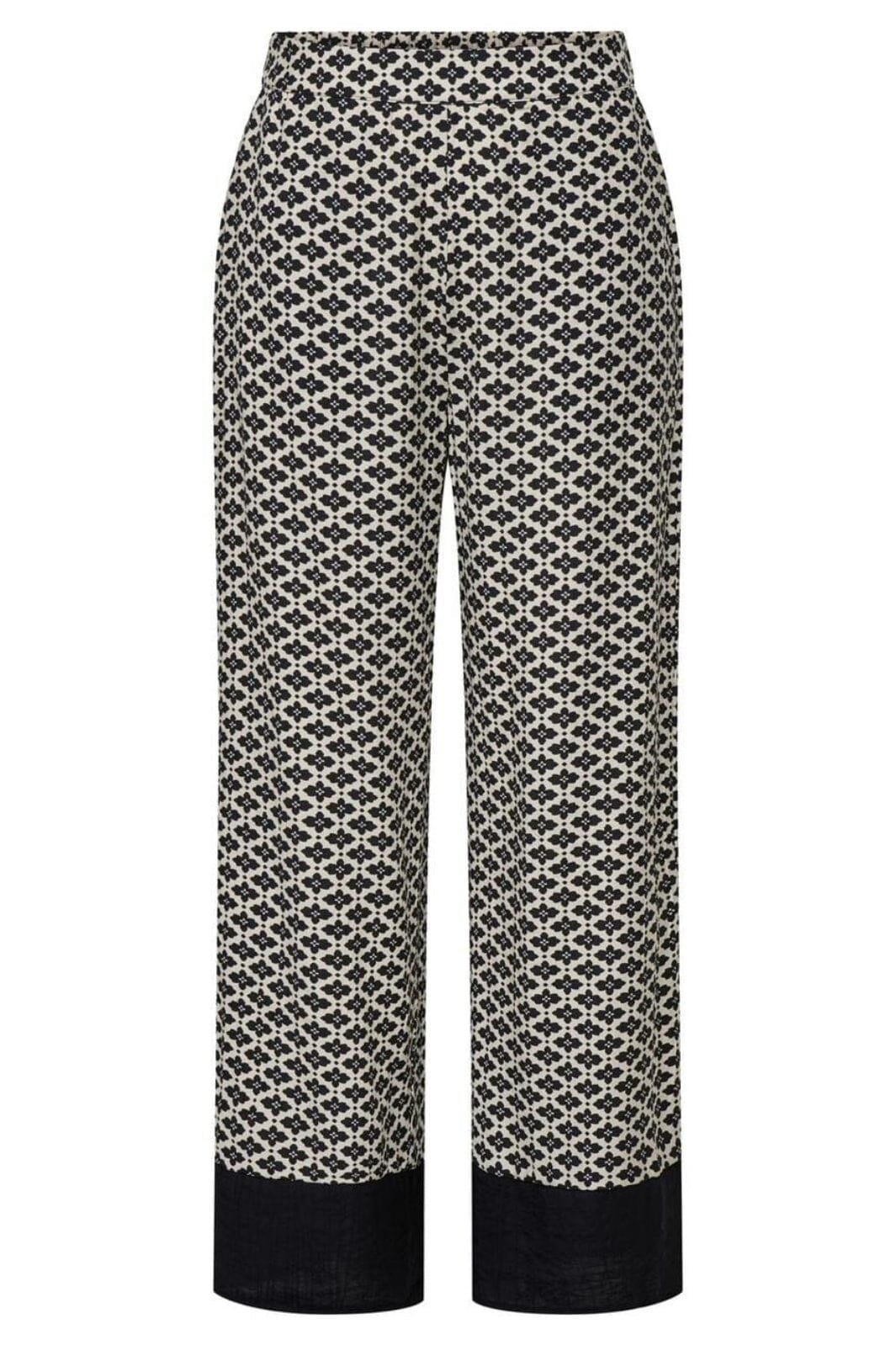 Only - Onlciaro Pant Oy - 4711094 Black Graphic Boarder Online salg
