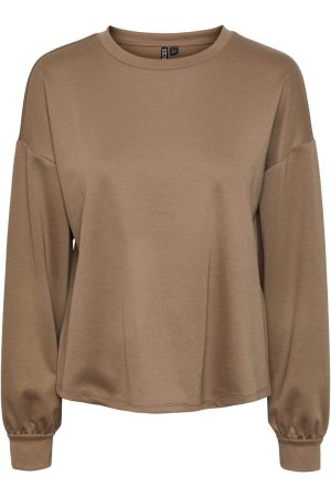 Pieces - Pcjacy Ls O-Neck Sweat - 4366318 Fossil