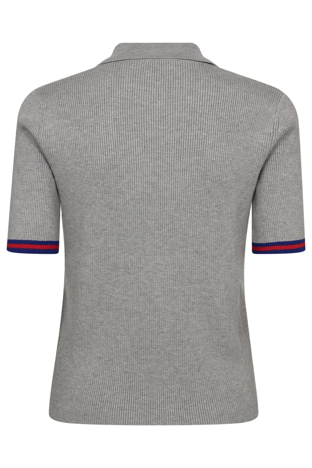 Co´Couture - Balincc Polo Knit Tee 32185 - 138 - Light Grey Mode