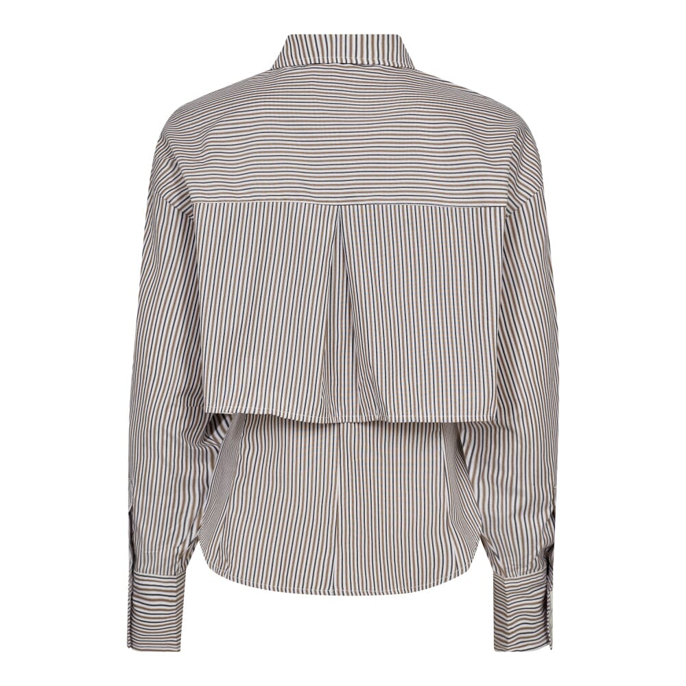 Co´Couture - Lineycc Double Layer Shirt 35735 - 154 Walnut