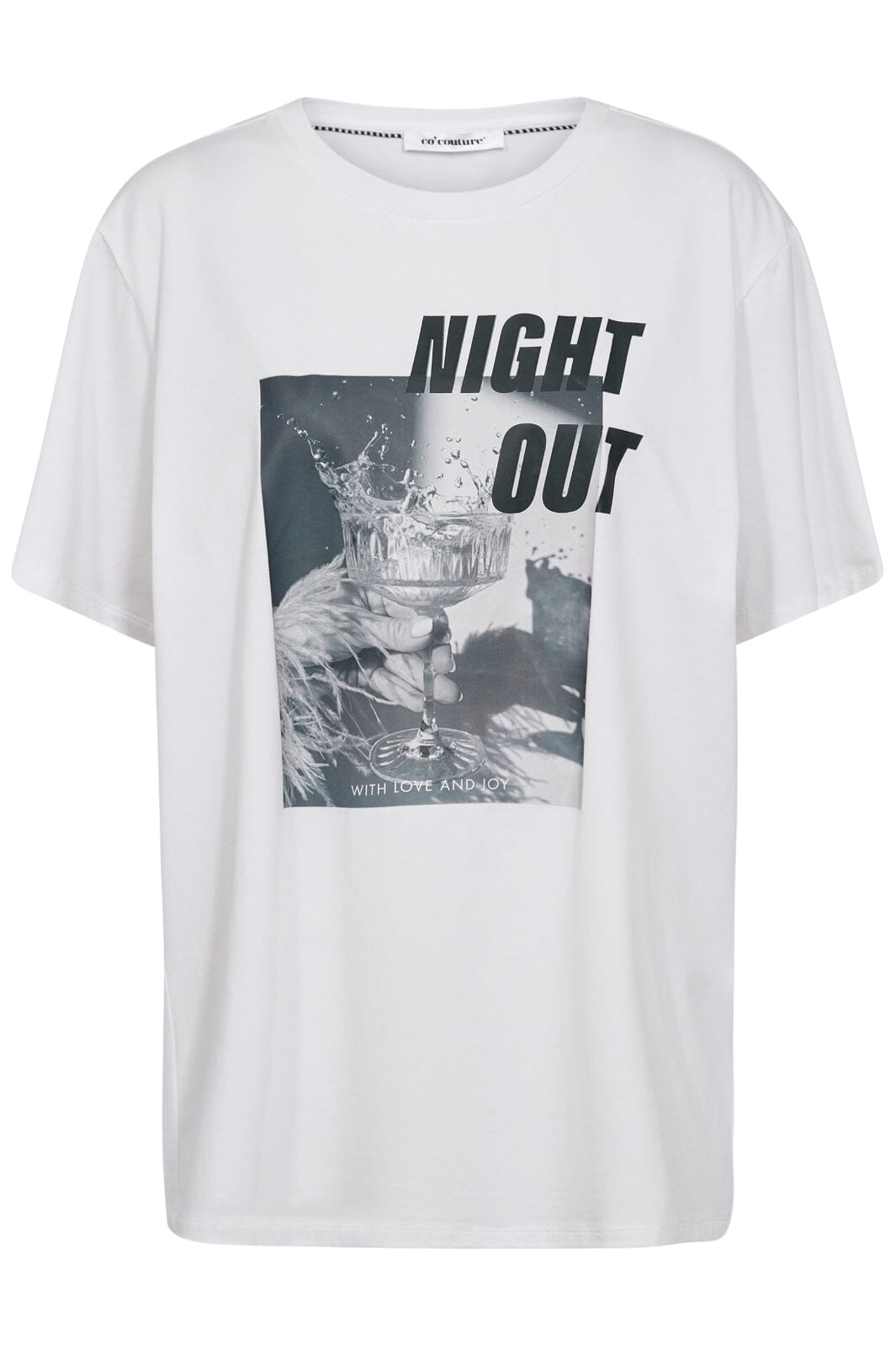 Co´couture - Nightcc Out Oversize Tee 33114 - 4000 White