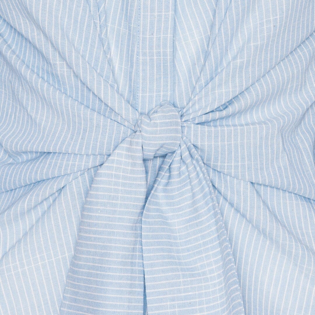 Karmamia - Lee Shirt - Sky Pin Stripe