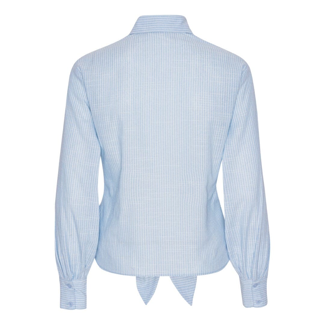 Karmamia - Lee Shirt - Sky Pin Stripe