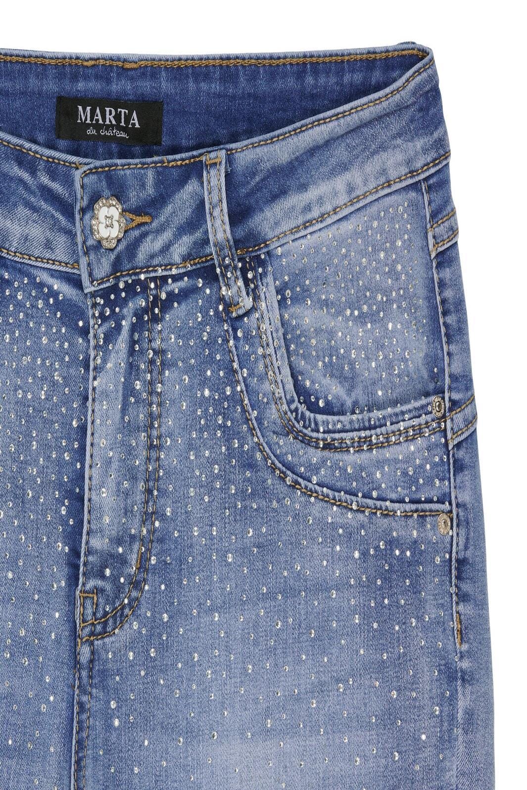 Marta Du Chateau - Emma 2606 Jeans - Dark Blue Denim
