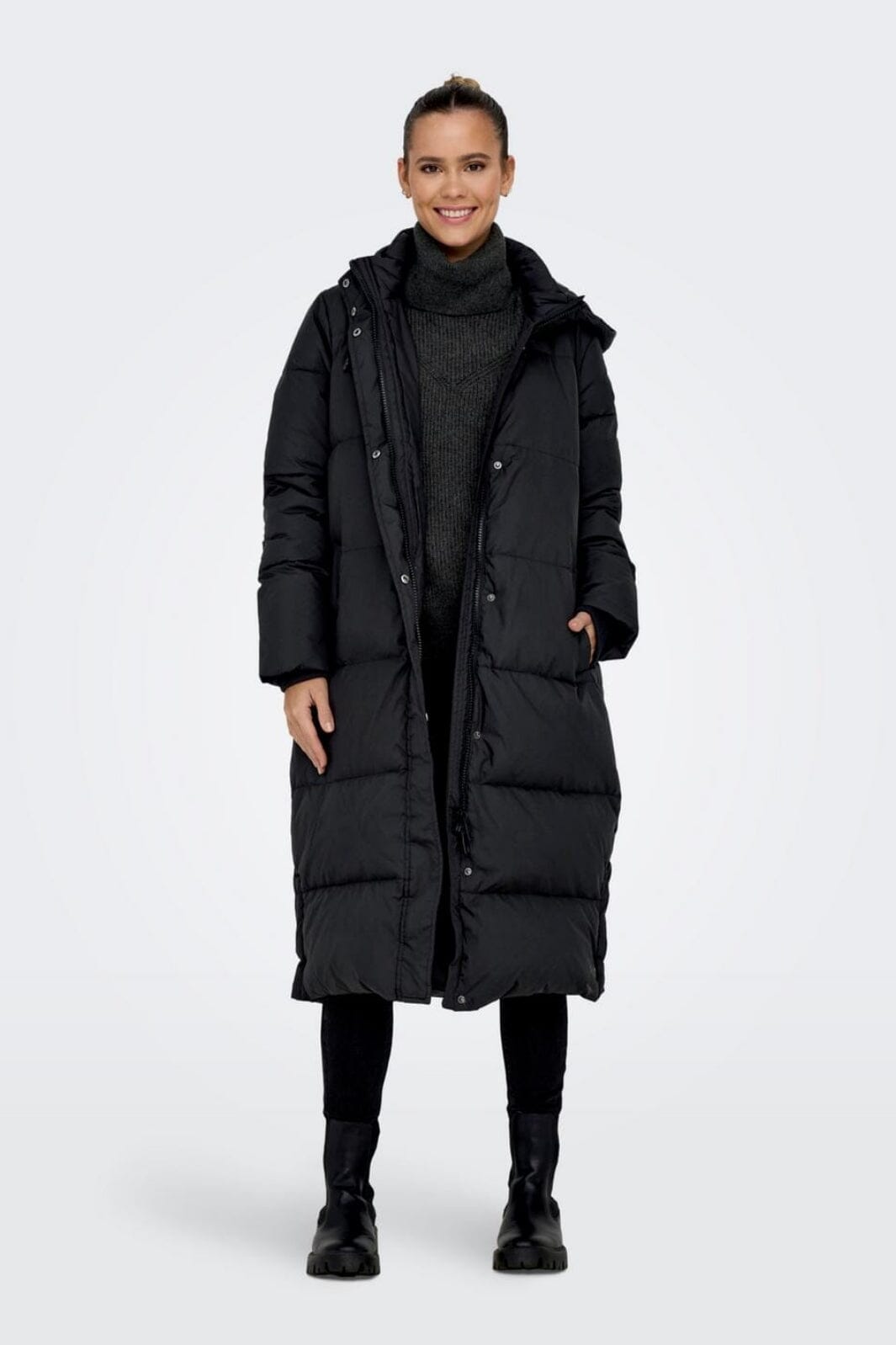 Only - Onlalice Down Coat - 4076324 Black Rabat