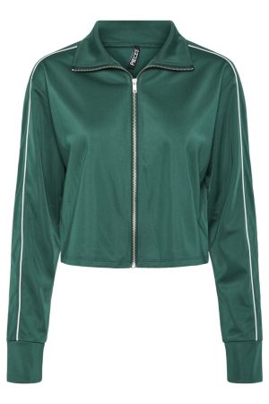 Pieces - Pcgrace Ls Zip Jacket Jit - 4739865 Botanical Garden
